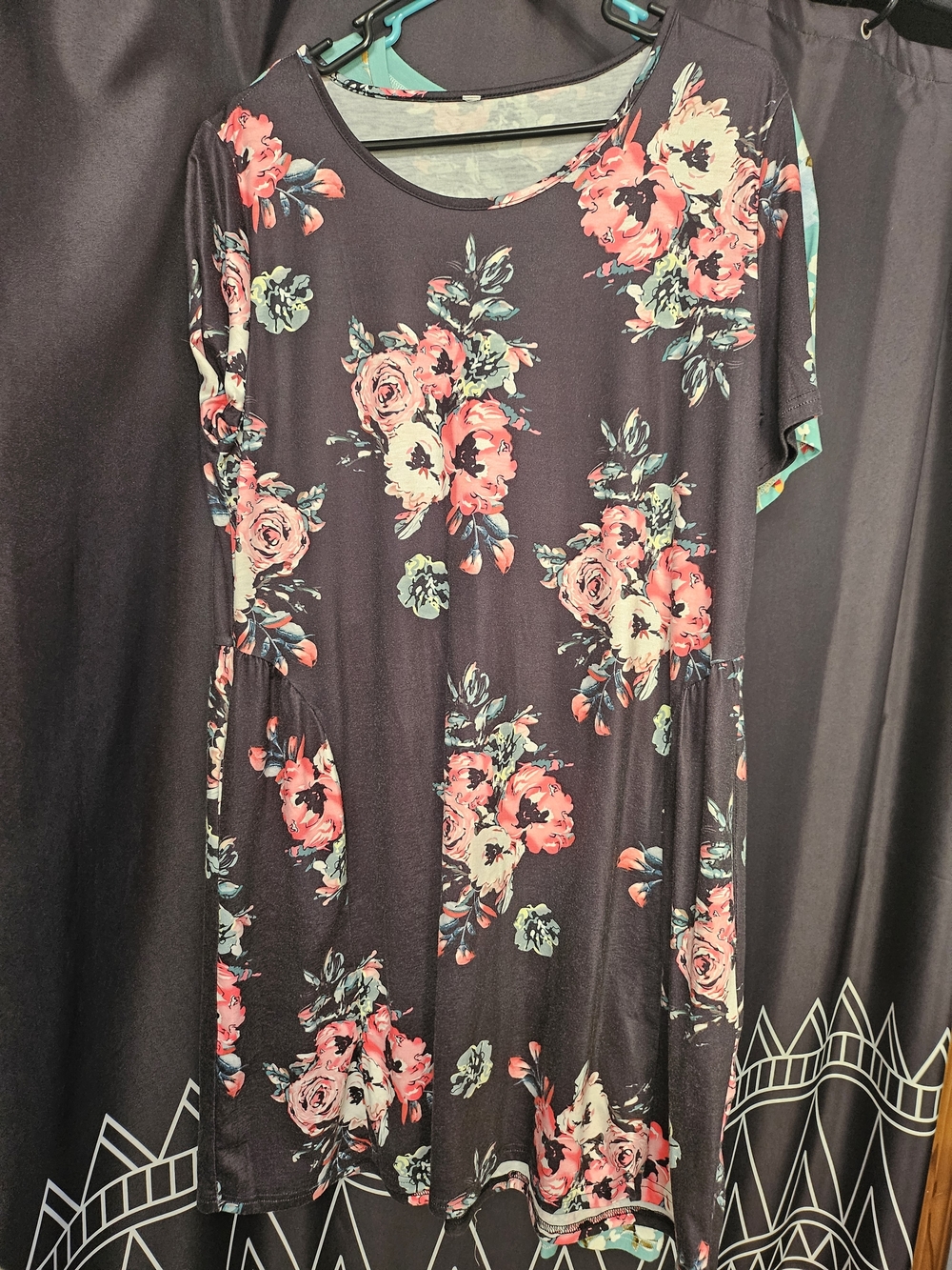 Black Floral Maxi Dress